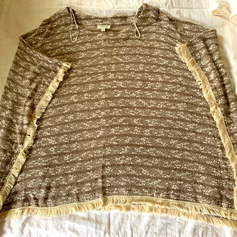 Cotton blend shawl